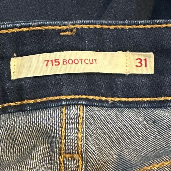 LEVIs 715 Bootcut Flare Jeans | Women Size 31 - Picture 8 of 8